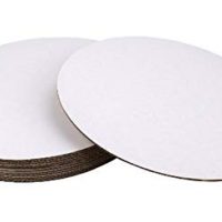 9" Round Coated Cakeboard, 12 ct