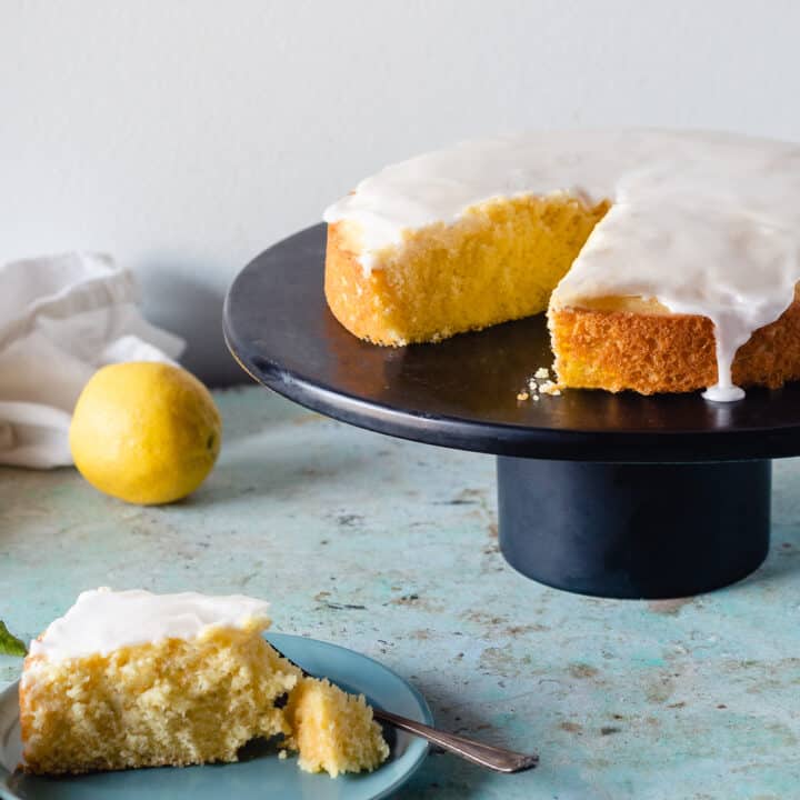 Makrut Lime Leaf Cake With Lemon And A Lime Icing Blossom To Stem