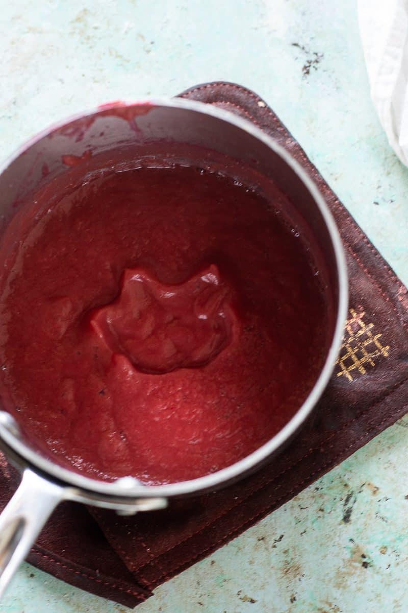 Rhubarb puree