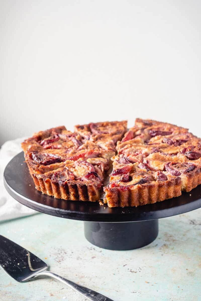 Plum Custard Tart