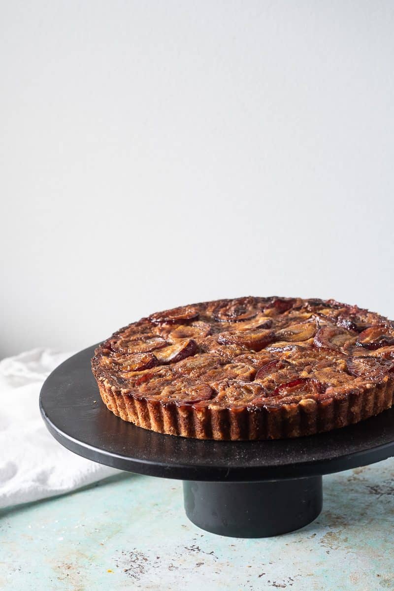 Plum Custard Tart