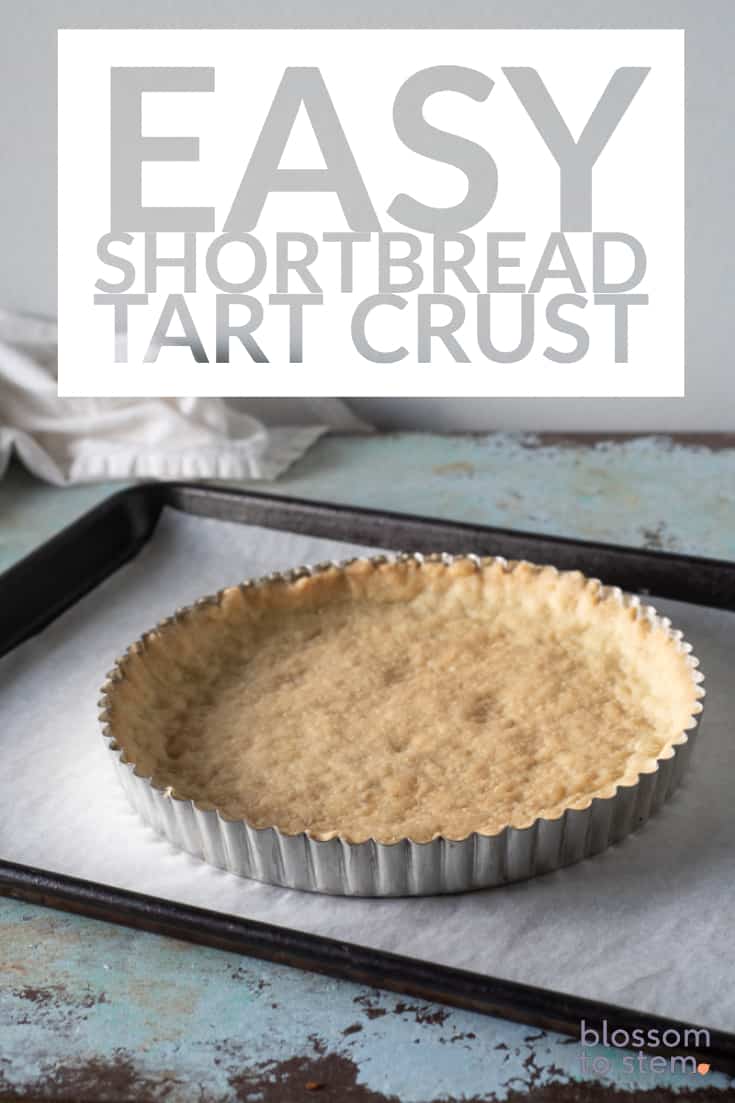 Easy Shortbread Tart Crust