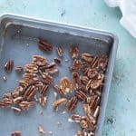 How to Toast Nuts (pecans on a sheet pan)