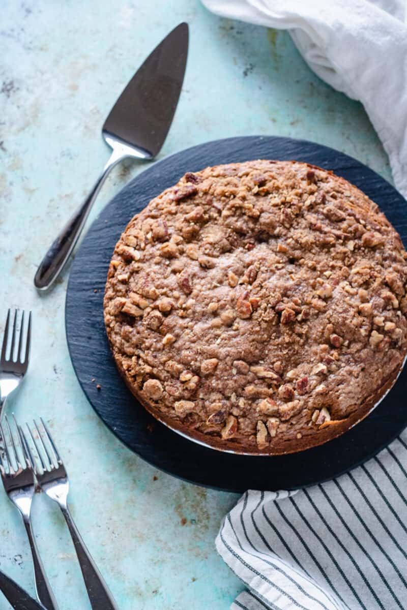 Pumpkin Streusel Coffee Cake