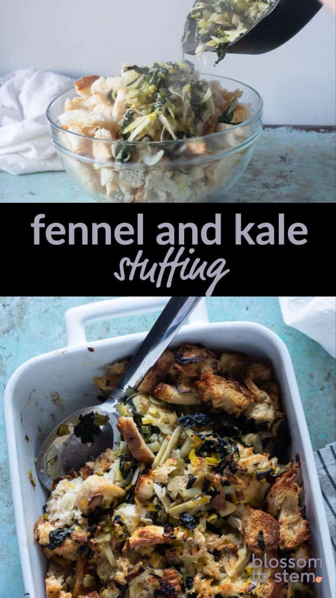 Fennel and Kale Stuffing