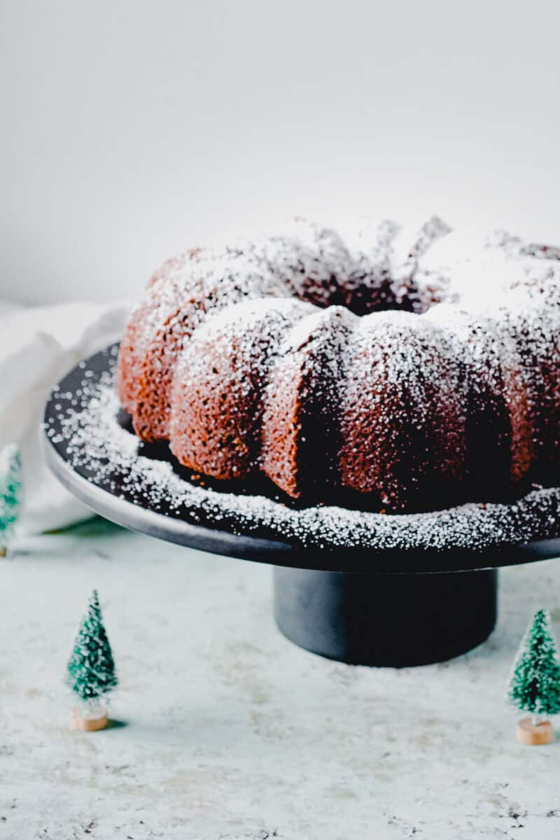 Gingerbread Bundt Cake, a spicy wintry treat - Blossom to Stem