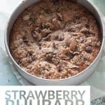 Strawberry Rhubarb Buckle