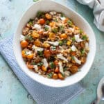 Corn and Tomato Farro Salad with Fresh Mozzarella