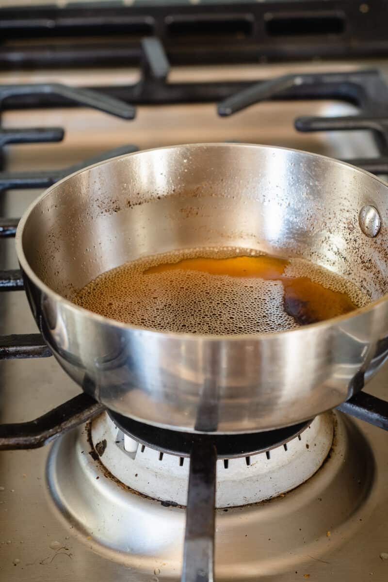 Brown Butter in a saucepan