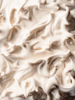 Italian Meringue, close up