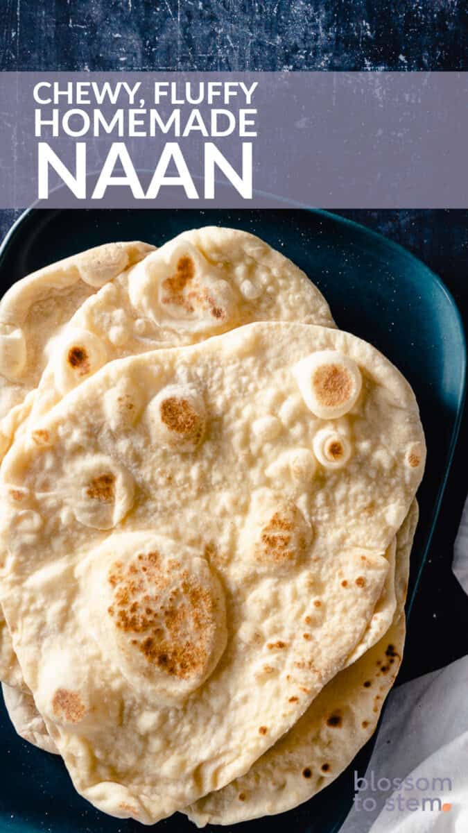 Chewy, Fluffy Homemade Naan