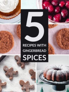 5 recipes with gingerbread spices
