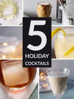 5 holiday cocktails